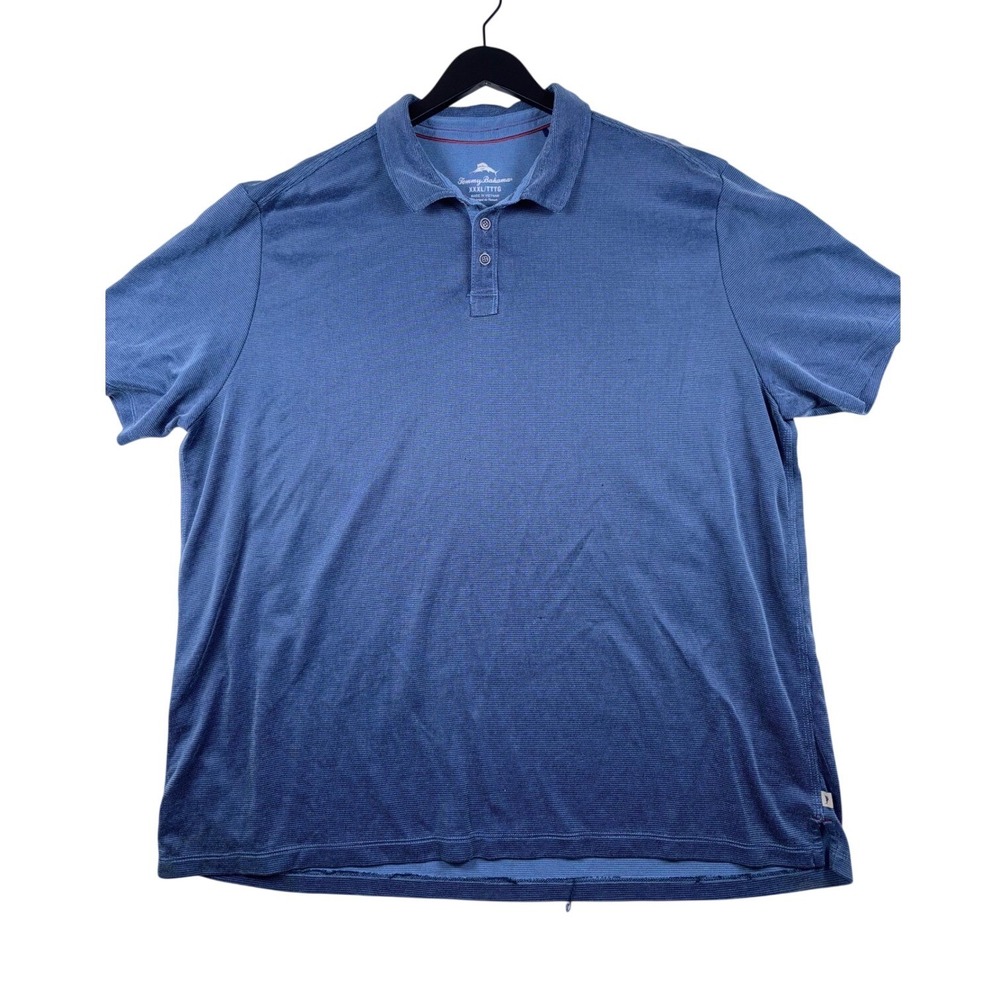Tommy Bahama‎ Men's Polo Shirt XXXL Blue Short Sleeve Casual